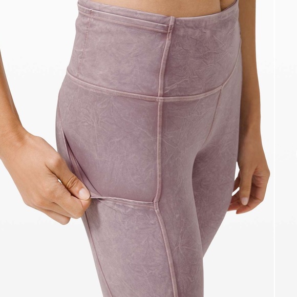 Lululemon Fast and Free Tight II 25" Ice Dye *Non-Reflective - Picture 2 of 5